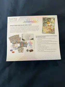 Pokemon TCG S&V Prismatic Evolutions ETB Elite Trainer Box FACTORY SEALED - Image 2