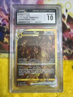 Pokemon Giratina VSTAR Crown Zenith Galarian Gallery GG69/GG70 CGC 10 Gem Mint - Image 1