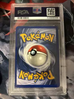 PSA 8 NM-MT Pokemon Base Set Shadowless Unlimited Mewtwo 10/102 Holo Rare - Image 2