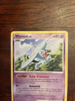 Wynaut 42/130 Rare Pokemon - Diamond And Pearl 2007 - Image 2
