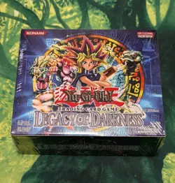 YuGiOh! 1st Edition Legacy of Darkness Booster Box 36 Packs RARE FACTORY SEALED - Image 1