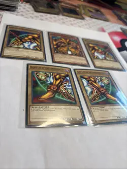 YUGIOH TCG! COMPLETE 5 Card Exodia the Forbidden One Set LDK2 Common NM - Image 2