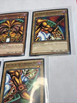YUGIOH TCG! COMPLETE 5 Card Exodia the Forbidden One Set LDK2 Common NM - Image 5