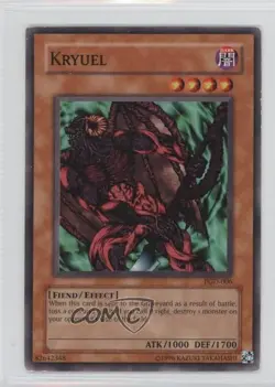 Kryuel YuGiOh Pharaonic Guardian #PGD-006 2003 READ - Image 1