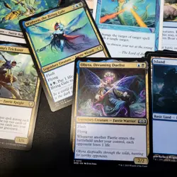 Complete Commander Magic Deck EDH 100 Cards - FAERIES Beat U Black 'n' Blue Fey - Image 1