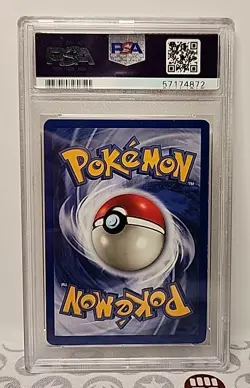 Machop 52/102 Base Set Shadowless 1999 Pokemon Card Game Graded PSA Near Mint 7 - Image 4