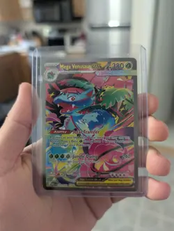 Mega Venusaur EX SIR 177/132 Mega Evolution English Pokemon TCG Near Mint Card - Image 5