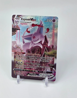 Custom SPARKLING HOLO Espeon VMax Espeon Card READ DESCRIPTION BELOW - Image 1