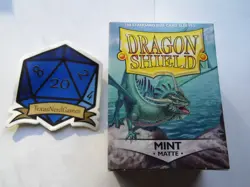 x97 Mint Matte Card Sleeves Dragon Shield TexasNerdGames - Image 1