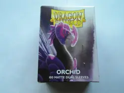 x102 Orchid Matte Dual Card Sleeves Dragon Shield TexasNerdGames - Image 2