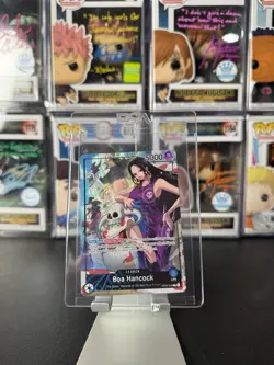 2025 One Piece Promo Card Boa Hancock PSA Magazine Exclusive OP07-038 Sealed NM - Image 1