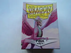 x102 Pink Matte Card Sleeves Dragon Shield TexasNerdGames - Image 2