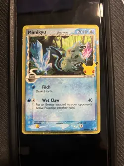 Pokemon Mimikyu SWSH136 Celebrations Promo Card Standard Size, Near Mint - Image 1
