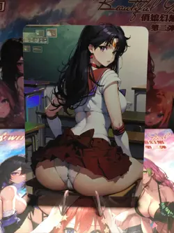 Sailor Moon Booty Waifu Card Goddess Story CCG Anime Waifu Double Sided - Image 1