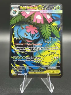 Pokemon Mega Venusaur EX Holo Rare Card 155/132 NM Mega Evolution - Image 1