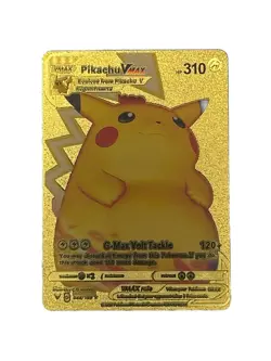 Pikachu VMAX Gold Foil Textured Display Pokemon Card NM/M - Image 1
