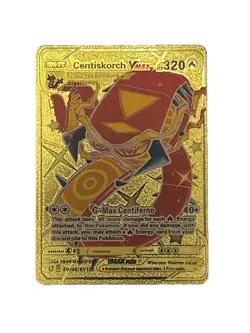 Centiskorch VMAX Gold Foil Textured Display Pokemon Card NM/M - Image 1