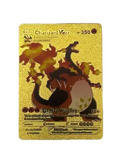 Charizard VMAX Gold Foil Textured Display Pokemon Card NM/M - Image 1