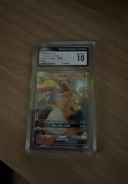 CGC 10 Charizard GX 9/68 Hidden Fates Pokemon Card - Image 1