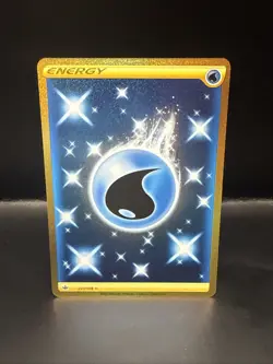 Pokemon Water Energy Secret Rare Gold 231/198 Chilling Reign Card - Image 3