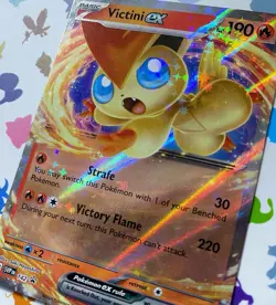 Victini EX 142 Scarlet & Violet Promo Holo NM Pokemon Card - Image 2