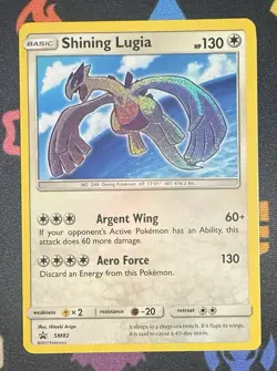 Shining Lugia Black Star Promo SM82 Pokemon Card - Near Mint - Image 1