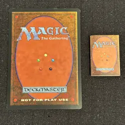 Magic The Gathering Deckmaster Chaos Orb (6x9 Promo) 1996 Oversized CCG RARE! - Image 2