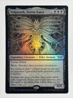 Valgavoth, Terror Eater, Duskmourn: House of Horror LP Magic The Gathering - Image 1