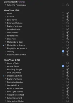 Custom Budget EDH Deck Feat. Kotis, the Fangkeeper (Black Green Blue) - Image 5