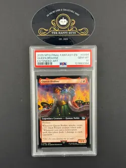 PSA 10 MTG Queen Brahne (Extended Art) #464 Final Fantasy *POP 1* - Image 1