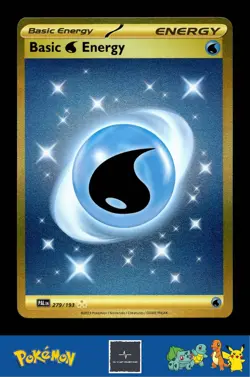 Pokemon PALen Paldea Evolved 279/193 Basic Water Energy - Image 1