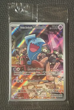 Pokemon Team Rocket’s Wobuffet Promo #203 Destined Rivals Sealed w/ Dividers - Image 1