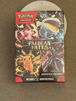 Brand New Pokemon Scarlet &Violet Paldean Fates Booster Bundle Sealed! - Image 1