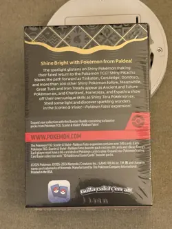 Brand New Pokemon Scarlet &Violet Paldean Fates Booster Bundle Sealed! - Image 2
