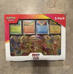 Pokemon TCG Scarlet & Violet 151 5 Mini Tin Bundle (Costco Bundle) - Image 2