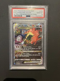 Pokemon Charizard Vstar Psa 10 Englisch SWSH 262 Promo - Image 1