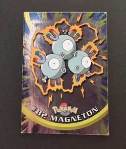 Magneton Holo #82 TOPPS 1999 Blue Logo Vintage Pokemon - Image 3