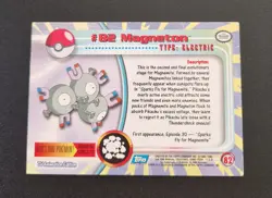 Magneton Holo #82 TOPPS 1999 Blue Logo Vintage Pokemon - Image 4
