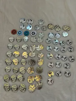 Pokemon TCG- Flipping Coins Lot Of 120 Variety To Include Pikachu & Charizard - Image 1