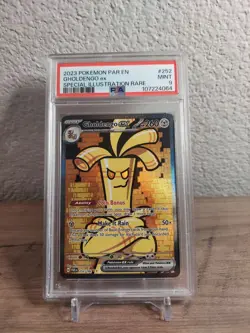 Pokemon TCG Gholdengo EX Special Illustration Rare 252/182 PSA 9 Mint - Image 1