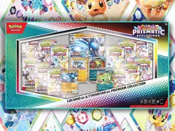 Pokemon TCG SV Prismatic Evolutions Lucario EX & Tyranitar EX Premium Collection - Image 1