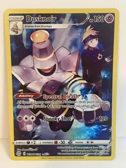 Pokemon TCG Brilliant Stars TG06/TG30 - Dusknoir - Ultra Rare - NM - Full Art - Image 1