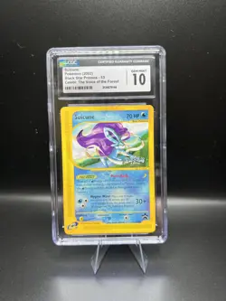 CGC 10 GEM MINT SUICUNE 53 BLACK STAR PROMO CELEBI 4EVER 2002 POKEMON POP 24 - Image 3