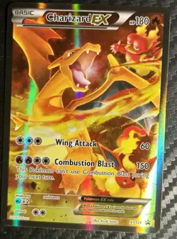 Pokemon Generations Charizard EX XY121 Full Art Holo Black Star Promo NM - Image 1