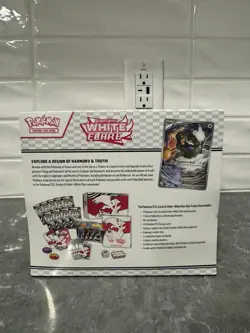 Pokemon TCG: White Flare ETB Elite Trainer Box - Factory Sealed - Image 2