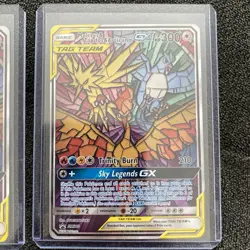 Pokemon Moltres Zapdos Articuno GX Hidden Dates Promo Lot (2) - Image 2