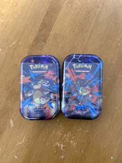 Pokemon Mega Evolution Mini Tin Sealed New LOT OF 2 - Image 1