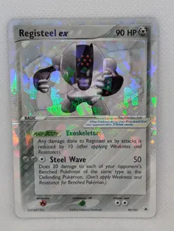 Registeel ex 99/101 Hidden Legends Holo Rare Pokemon TCG Nintendo vintage - Image 1