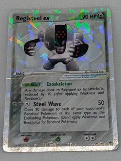 Registeel ex 99/101 Hidden Legends Holo Rare Pokemon TCG Nintendo vintage - Image 3