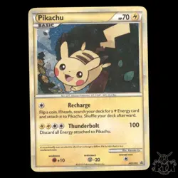 Pikachu Holo #HGSS03 HGSS Promos MP/Moderatly Played Pokemon 2010 - Image 1